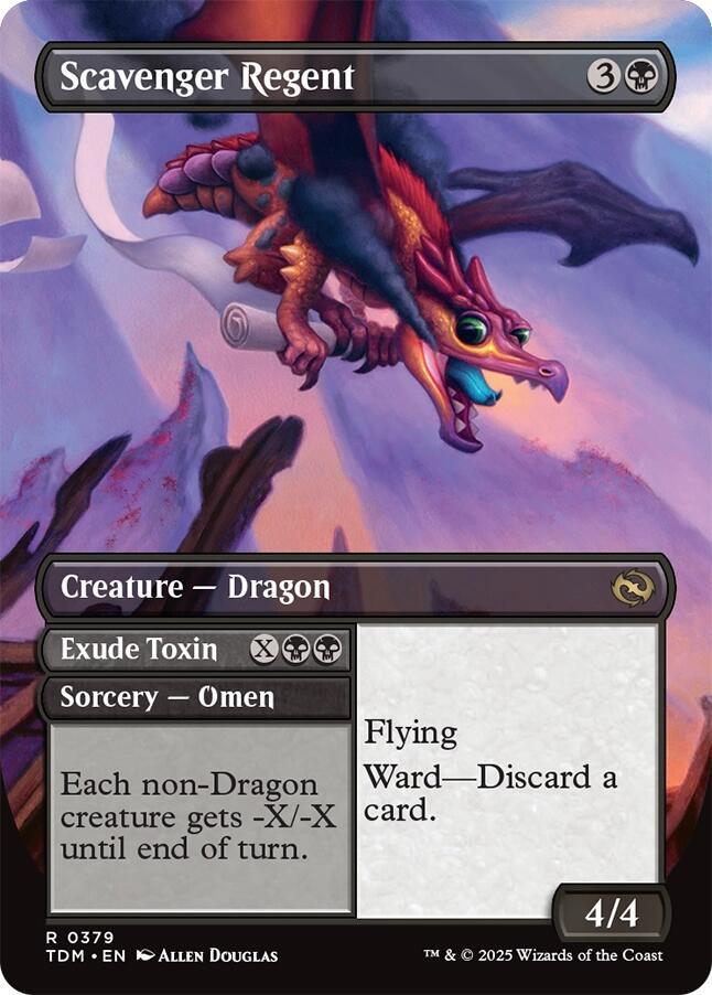 Scavenger Regent // Exude Toxin // Scavenger Regent - Tarkir: Dragonstorm - 379