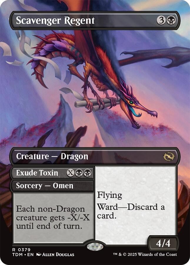 Scavenger Regent // Exude Toxin // Scavenger Regent - Tarkir: Dragonstorm - 379