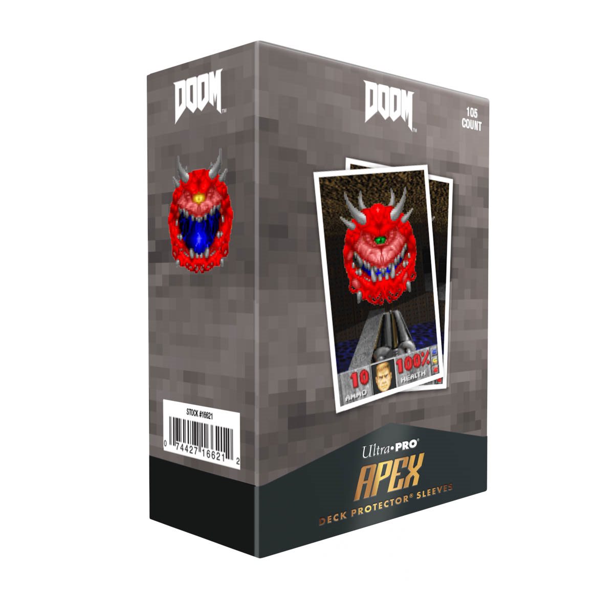 Sleeves: Apex Deck Protector: Doom - Cacodemon 105ct