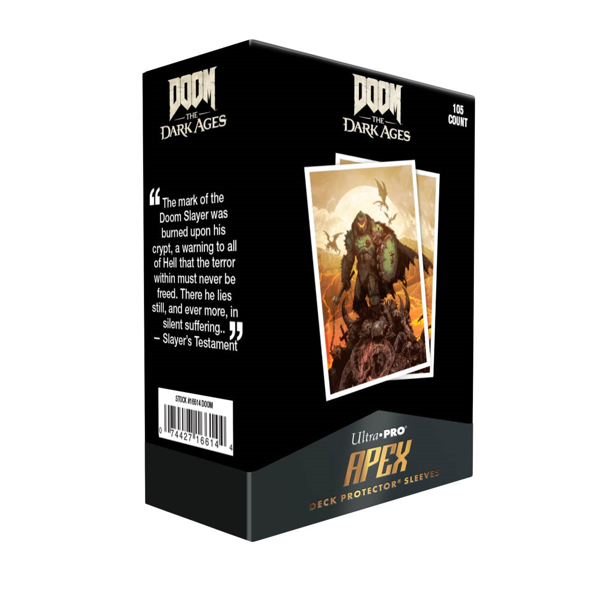 Sleeves: Apex Deck Protector: Doom: The Dark Ages - Wrath (105ct)