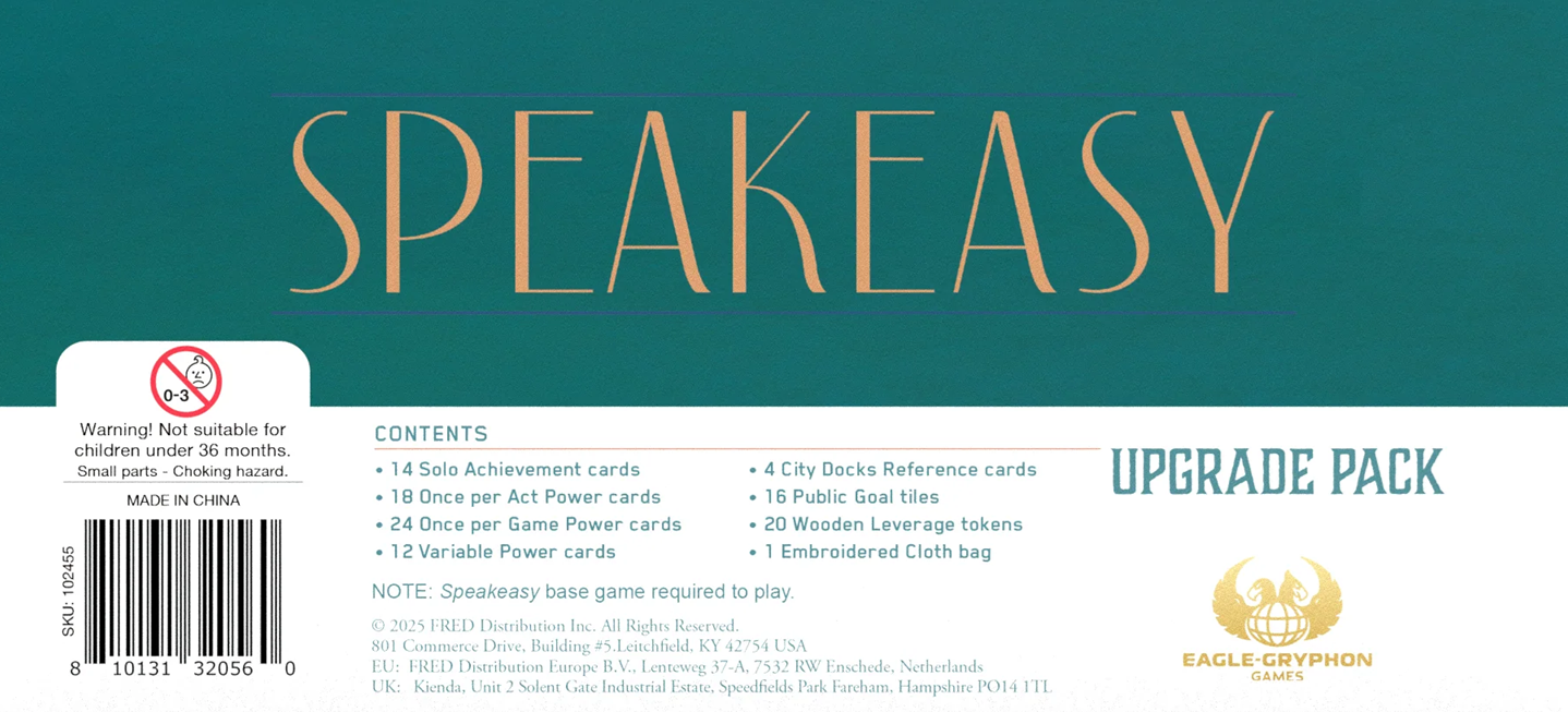 Speakeasy - Upgrade Pack