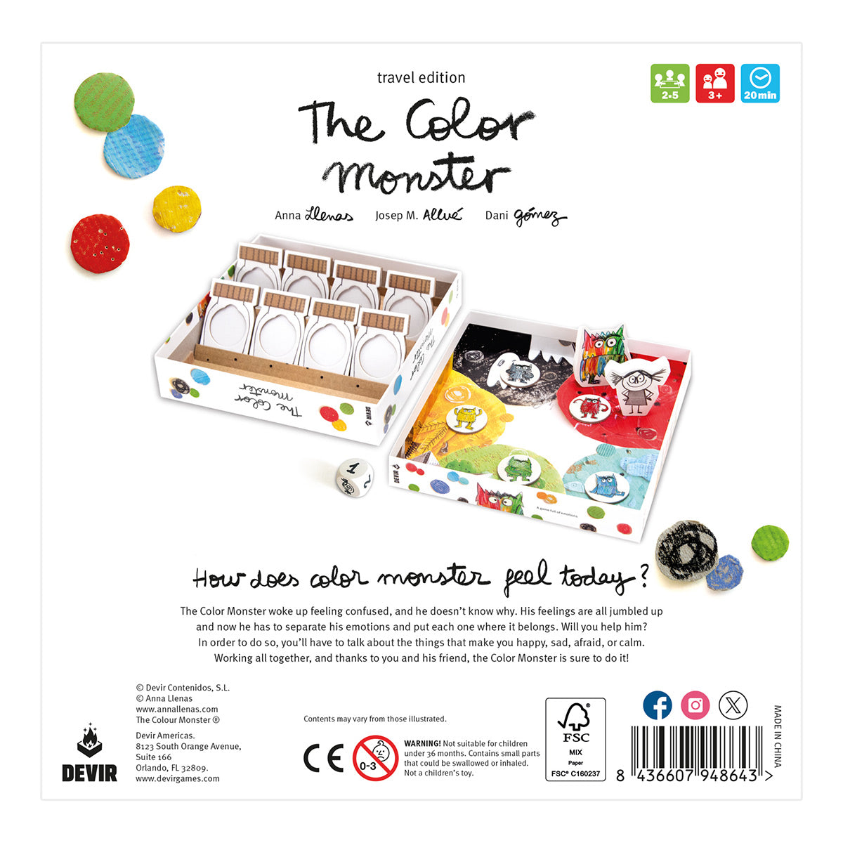 The Color Monster Travel Edition **Pre-Order**
