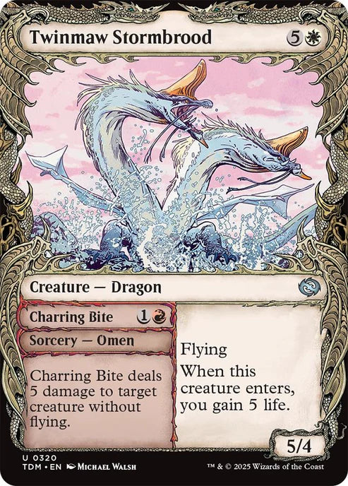Twinmaw Stormbrood // Charring Bite - Tarkir: Dragonstorm - 320