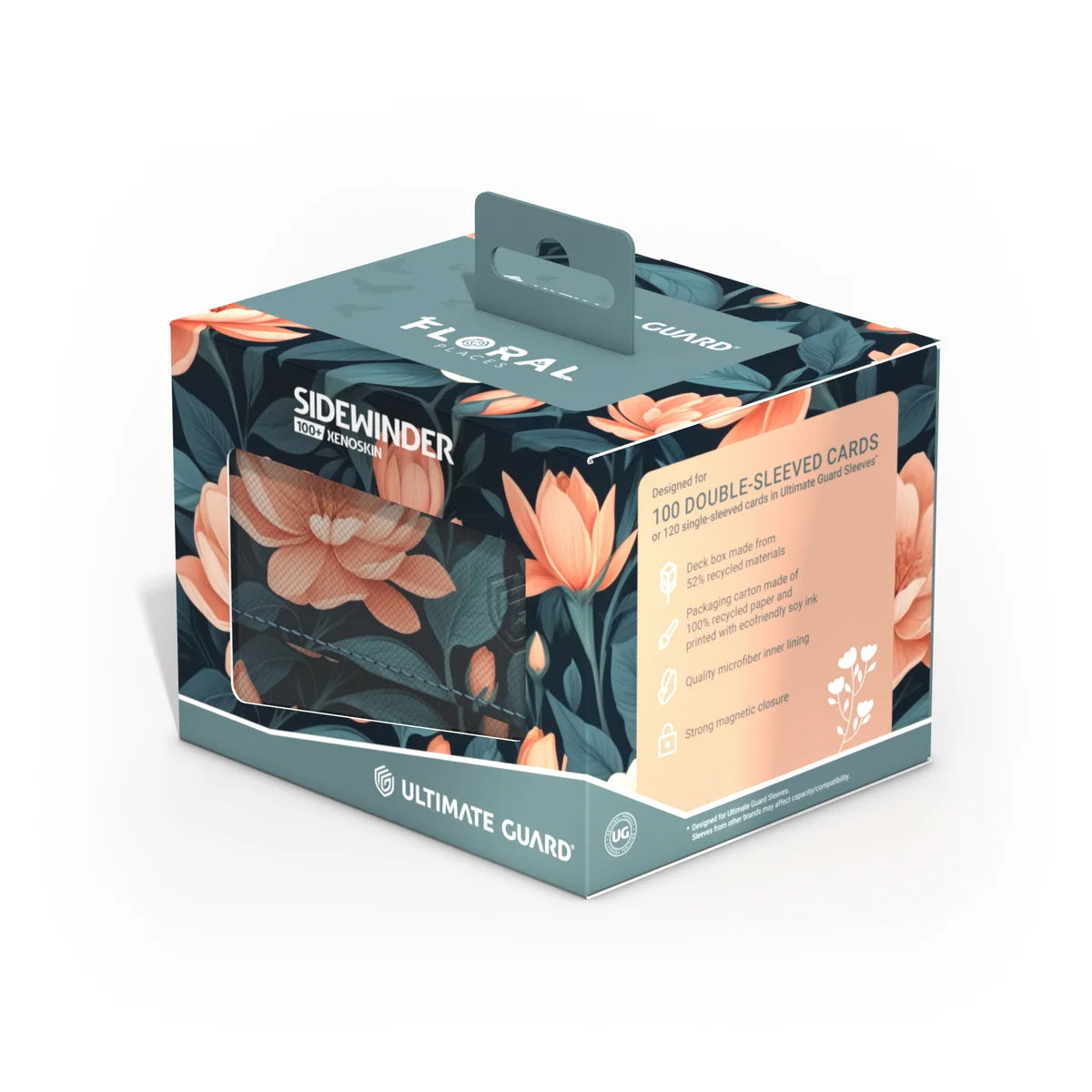 UG Deck Box - Xenoskin Floral Places - SideWinder 100+ **Pre-Order**