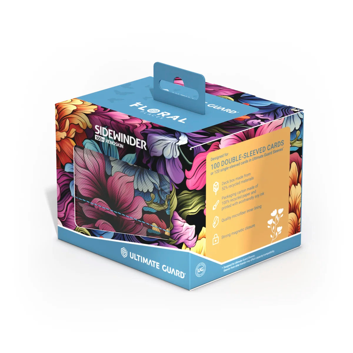 UG Deck Box - Xenoskin Floral Places - SideWinder 100+ **Pre-Order**