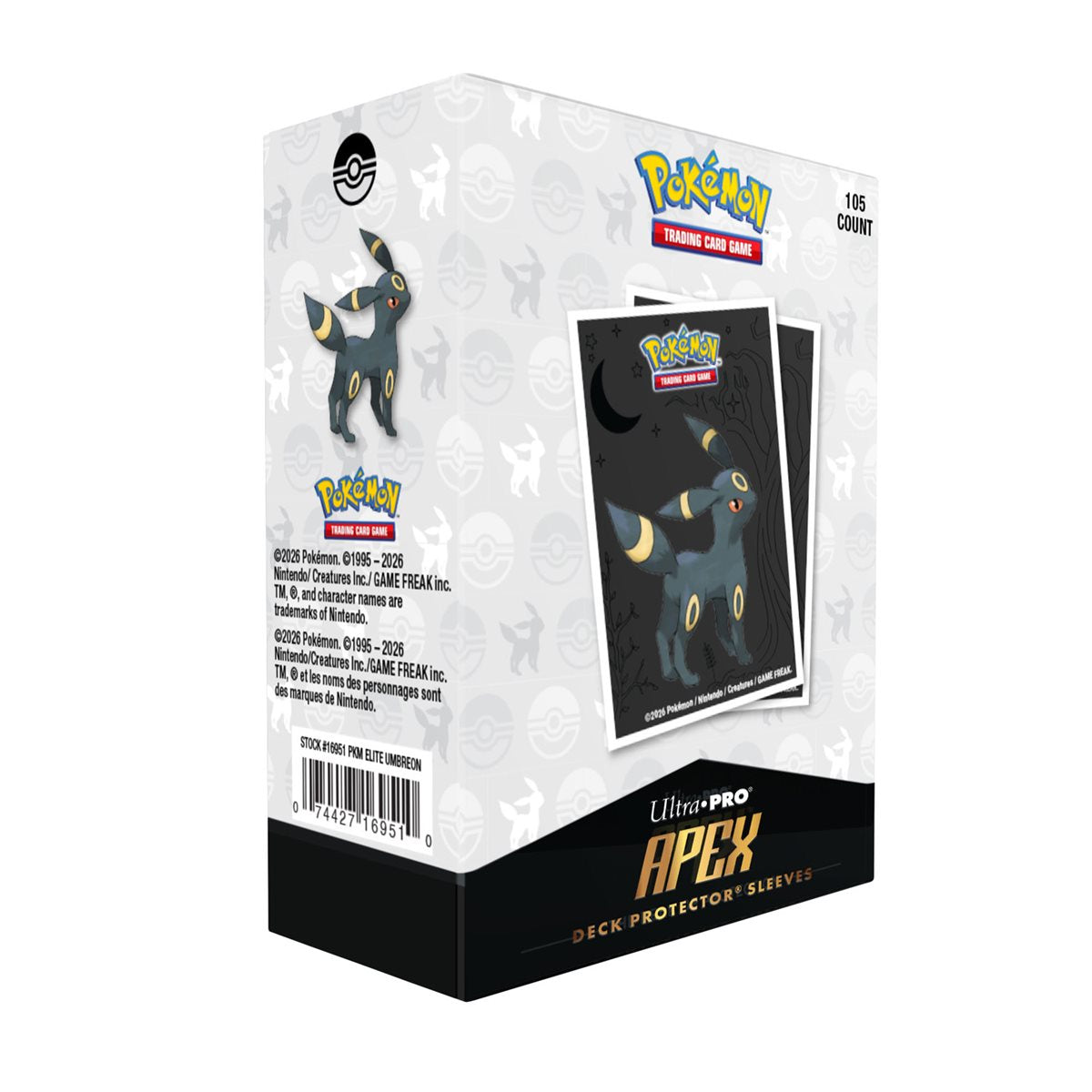 UP - D-Pro Apex Sleeves - Pokemon Elite Series (105ct) **Pre-Order**