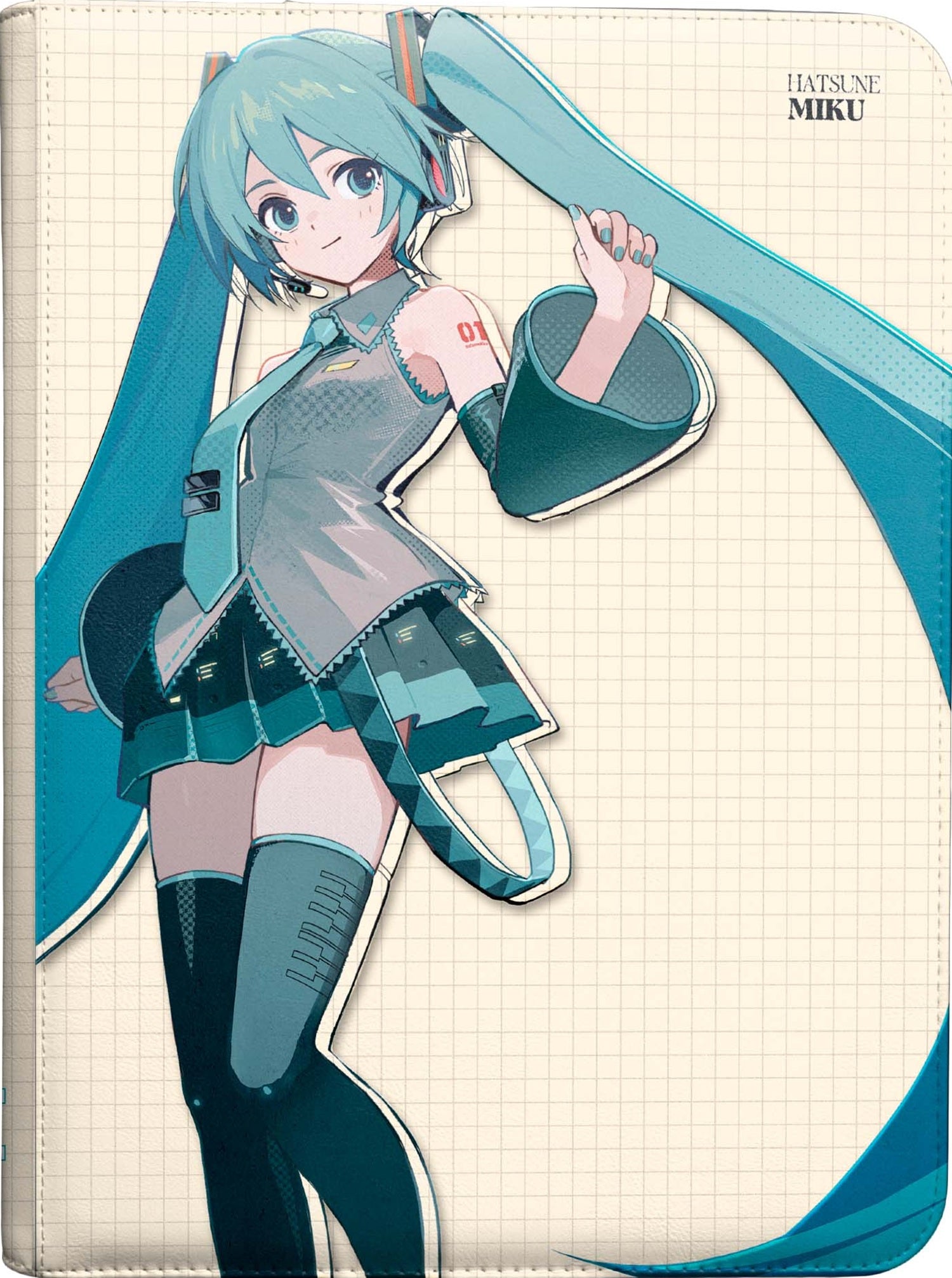 UP - Zip Binder Pro - 9Pkt Hatsune Miku Retro Soundscapes **Pre-Order**