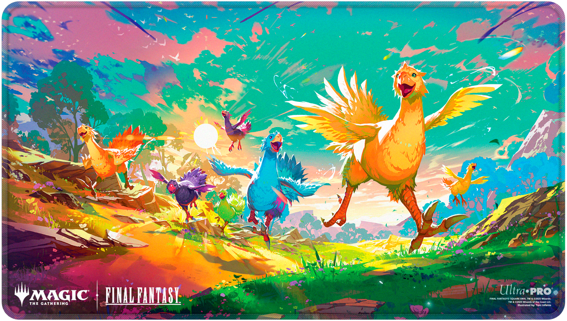 mtg final fantasy holofoil playmat UP - Playmat MTG Final Fantasy Holofoil