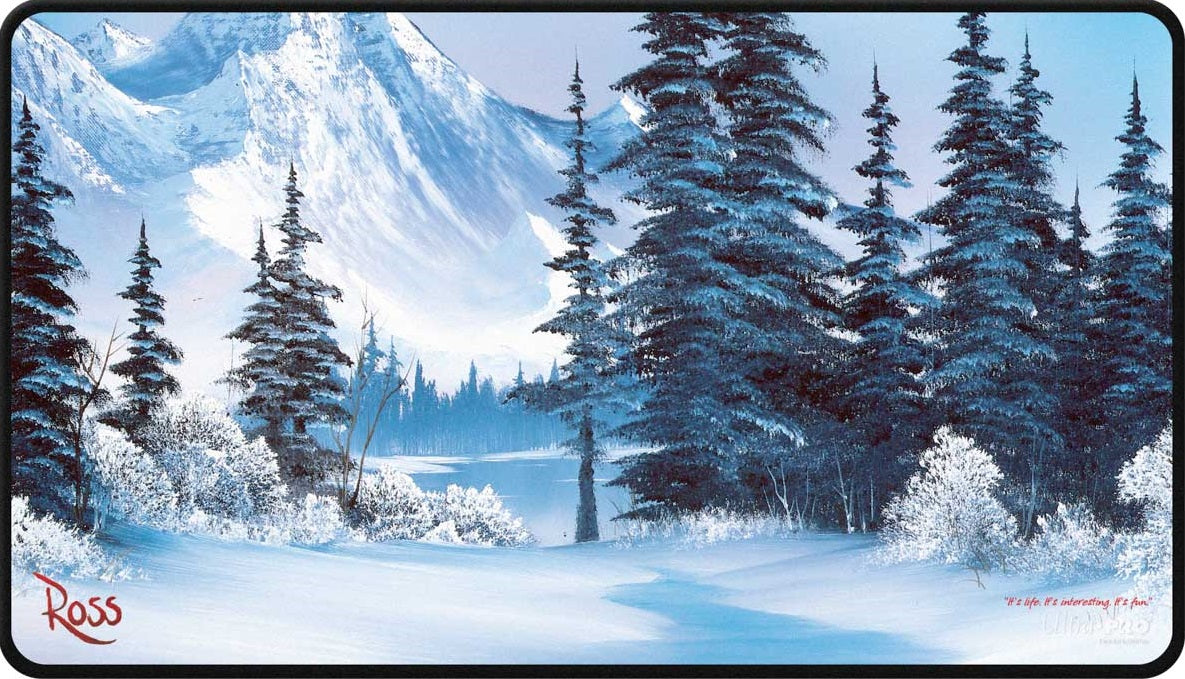 UP Playmat - Bob Ross Winter Paradise **Pre Order**