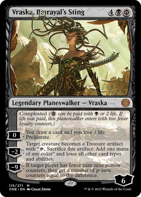 Vraska, Betrayal's Sting - Phyrexia: All Will Be One - 115