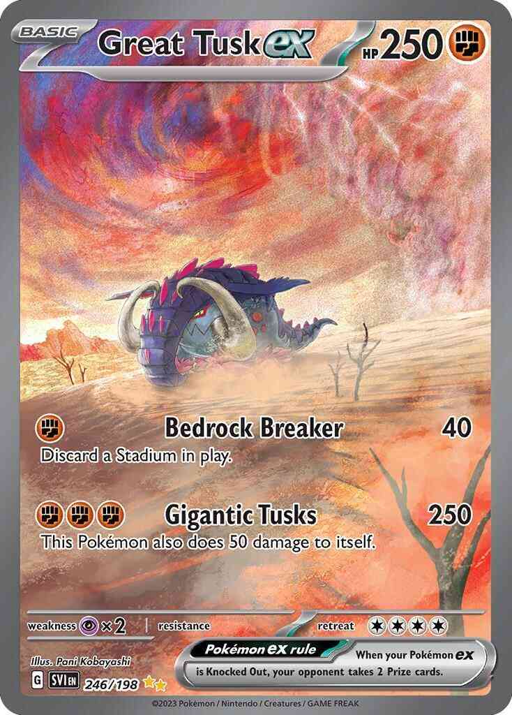 Great Tusk EX (Ultra) - Scarlet & Violet - #246