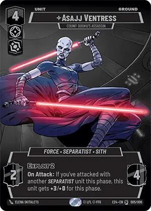 Asajj Ventress - Count Dooku's Assassin - 2024 Convention Exclusive (CE2024)