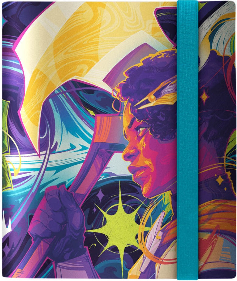 Ultra Pro Binder 4 Pocket MTG Edge Of Eternities - Haliya and Tezzeret