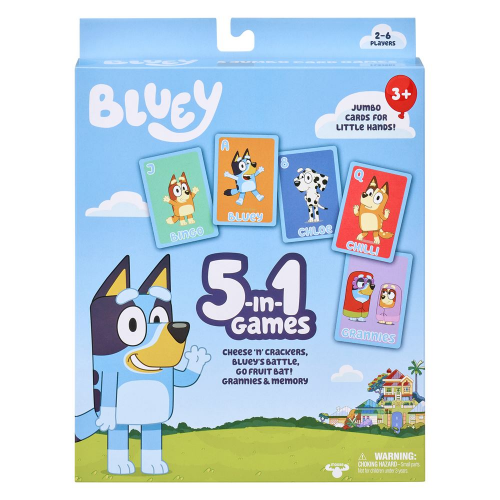Bluey - 5 in 1 Card Game Set