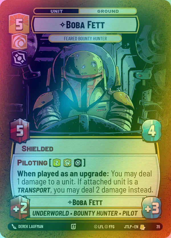 Boba Fett - Feared Bounty Hunter - 35 - Weekly Play Promo (Foil)