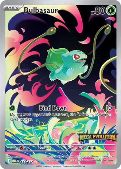 Bulbasaur - 133/132 - Mega Evolutions (Stamped)