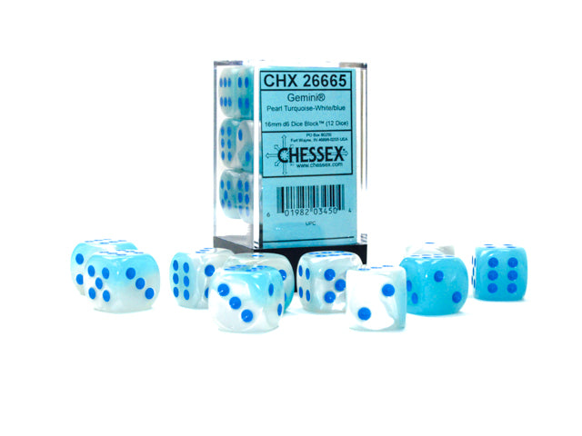 Gemini 12D6 Turquoise-White/Blue