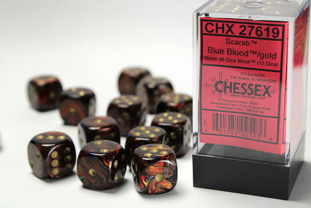Scarab 12D6 Blue Blood/Gold