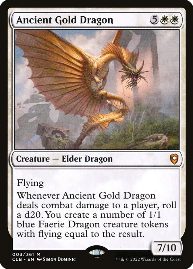Ancient Gold Dragon - Commander Legends: Battle for Baldur's Gate - 003
