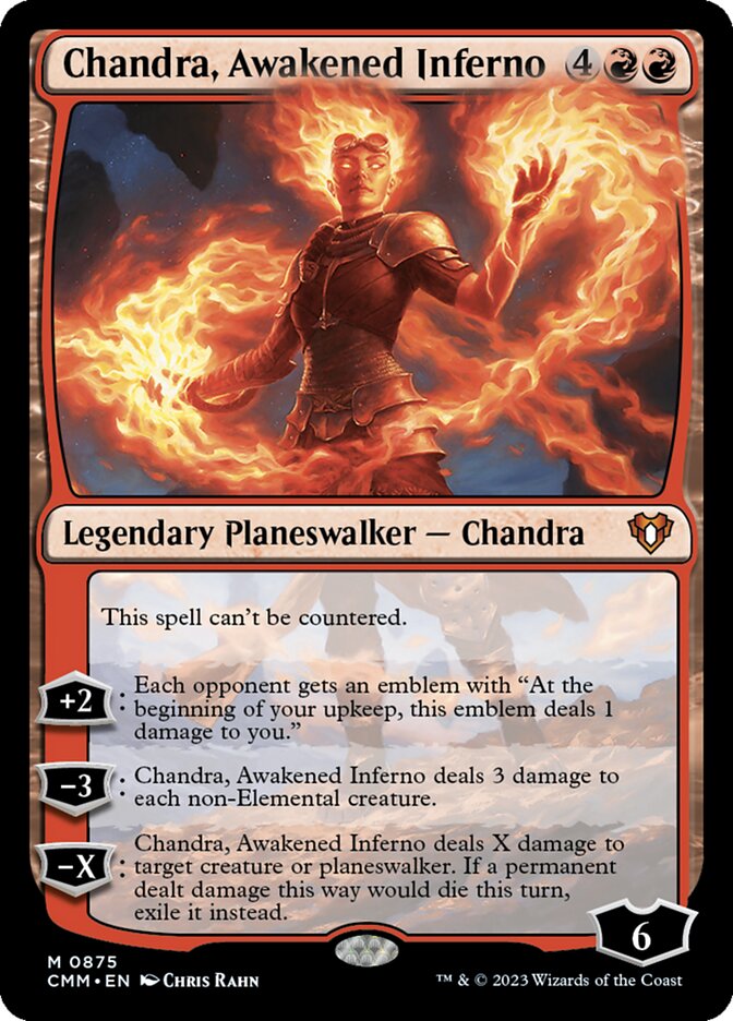 Chandra, Awakened Inferno - Commander Masters - 875