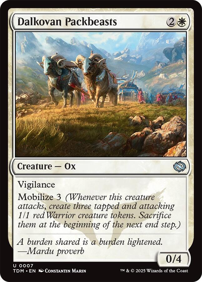 Dalkovan Packbeasts - Tarkir: Dragonstorm - 7