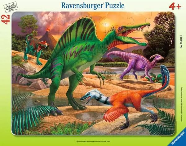 Dinosaurs Roam the Earth 42pcs