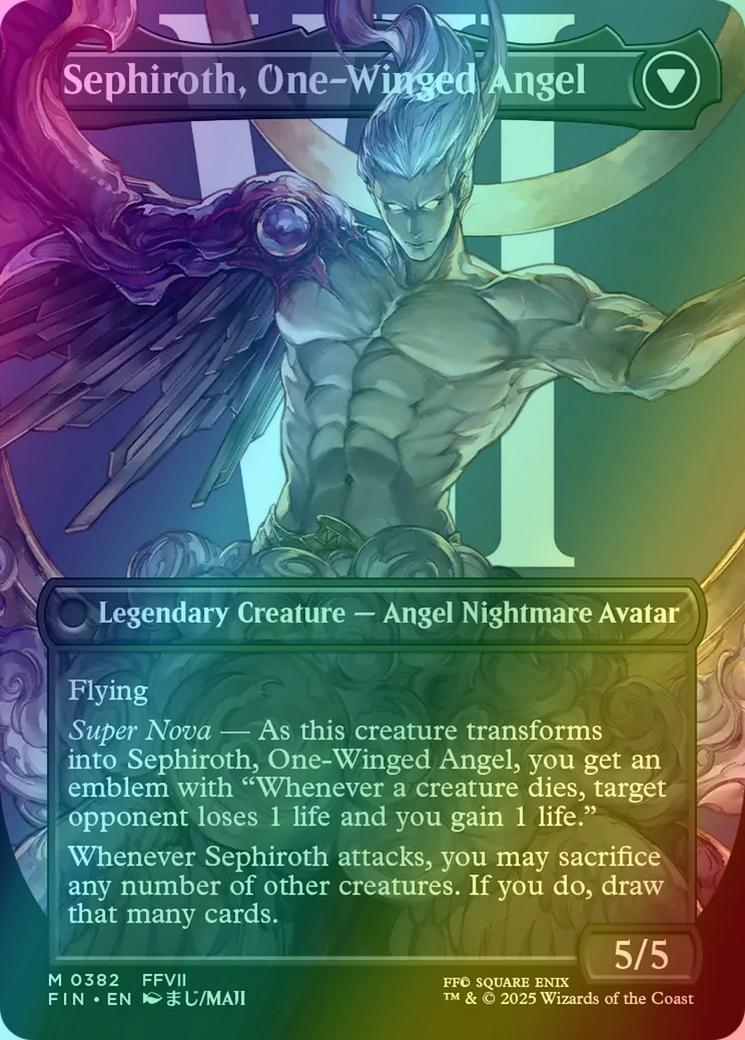 Sephiroth, Fabled SOLDIER // Sephiroth, One-Winged Angel - Final Fantasy (FIN) - 382