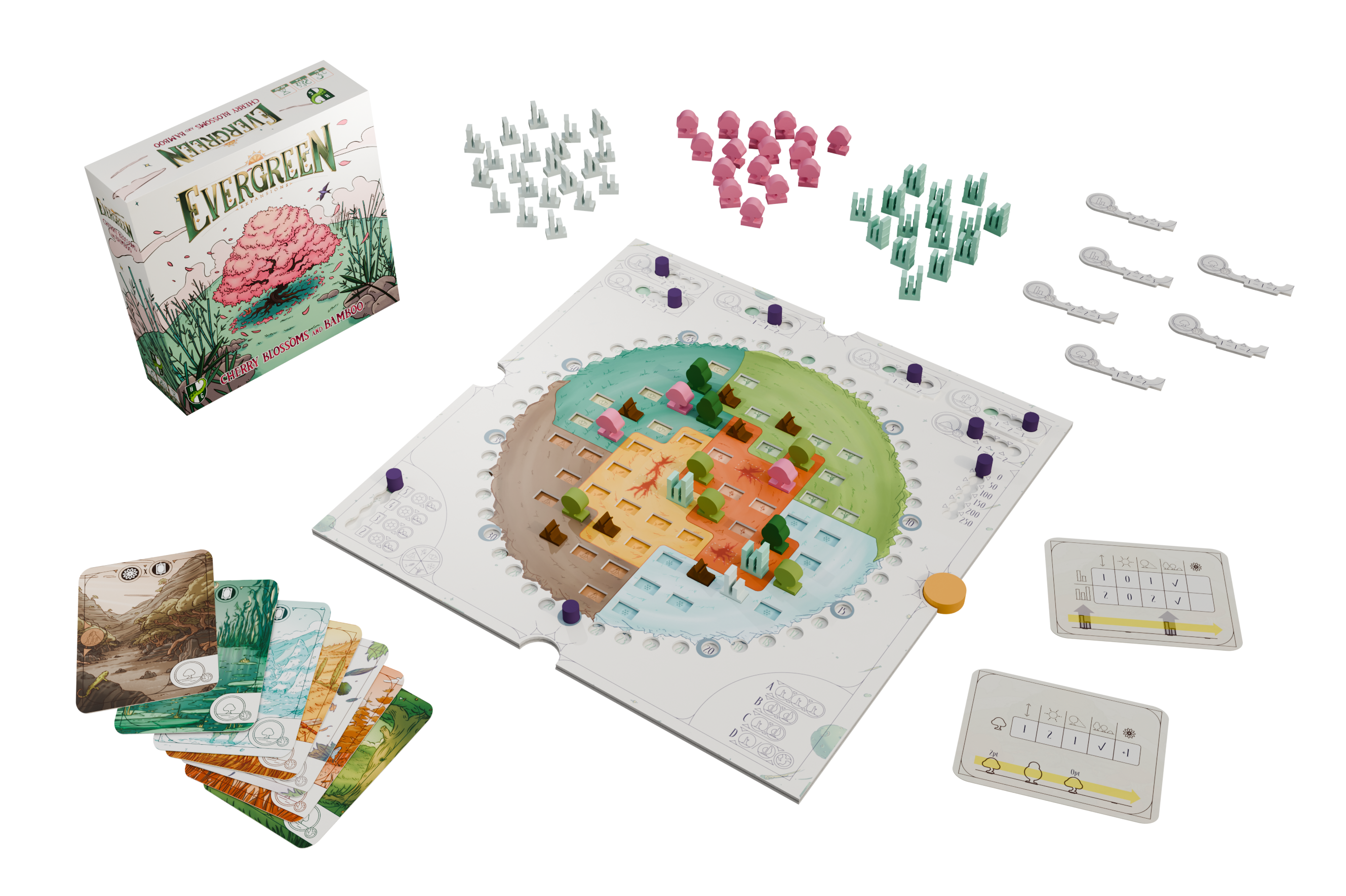 Evergreen Cherry Blossoms and Bamboo Expansion **Pre-Order**