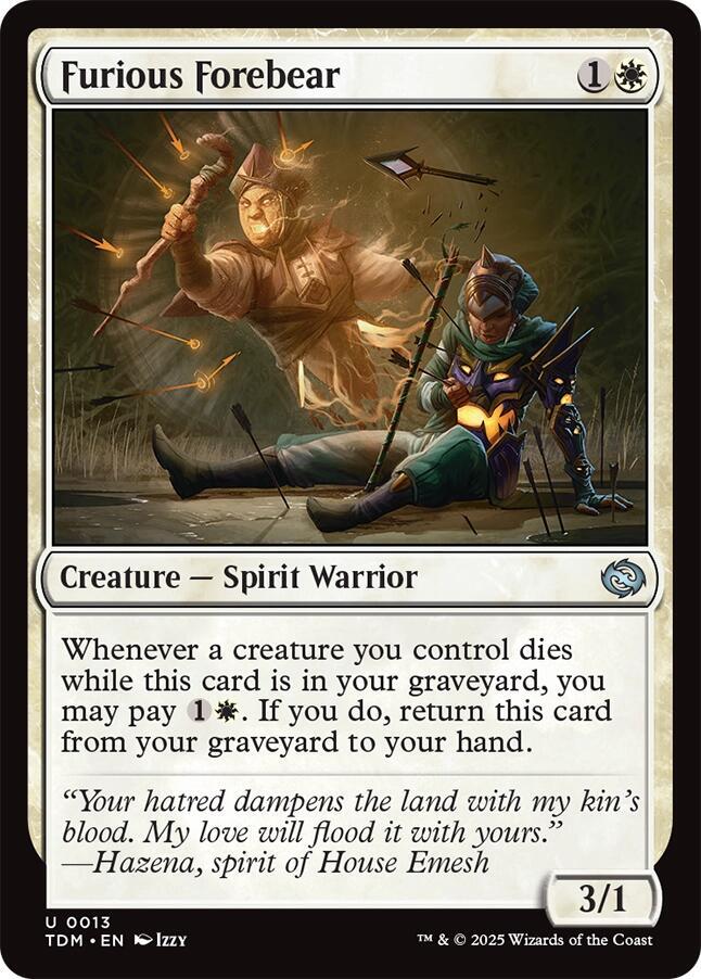 Furious Forebear - Tarkir: Dragonstorm - 13