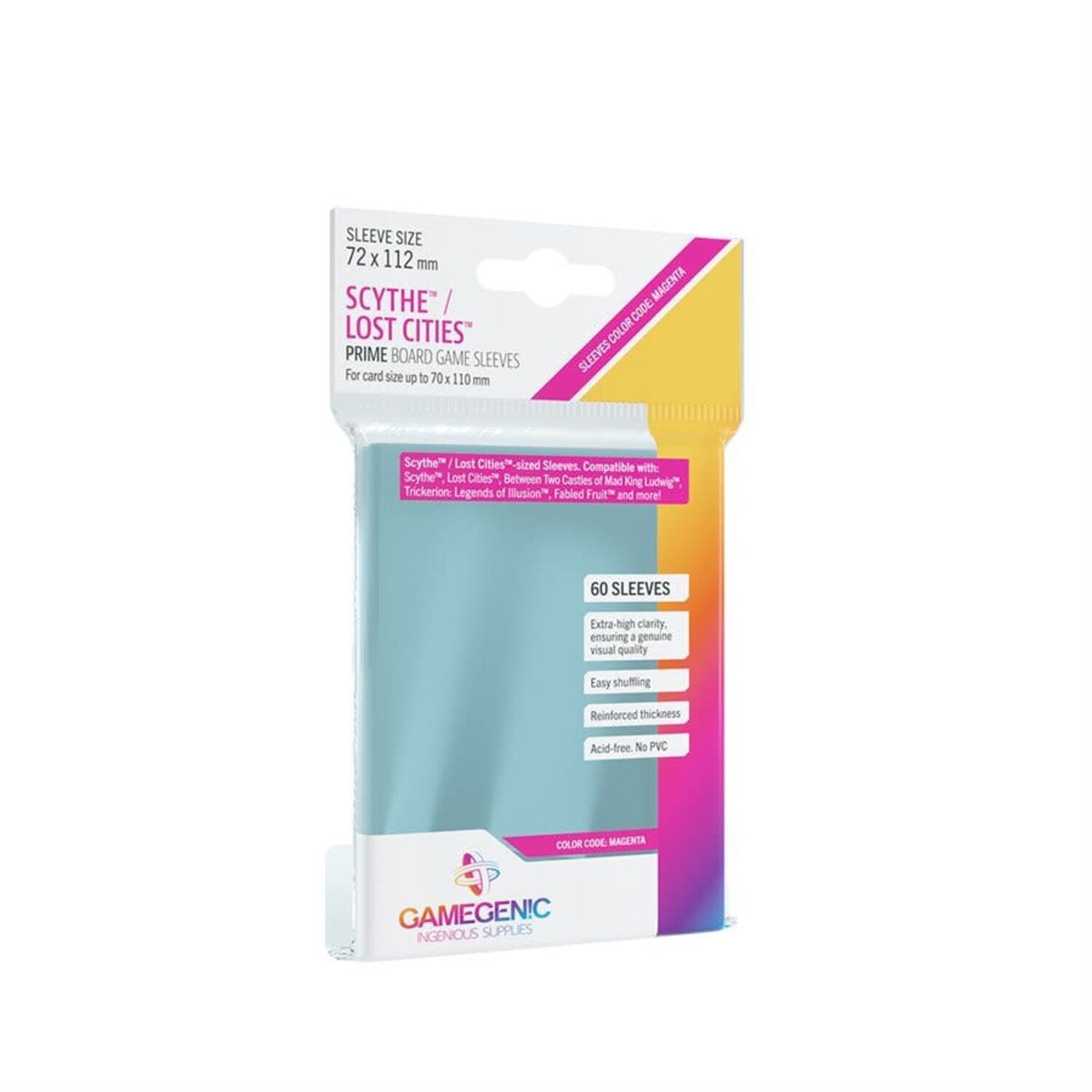 Prime Scythe/Lost Cities Sleeves 72 x 112mm