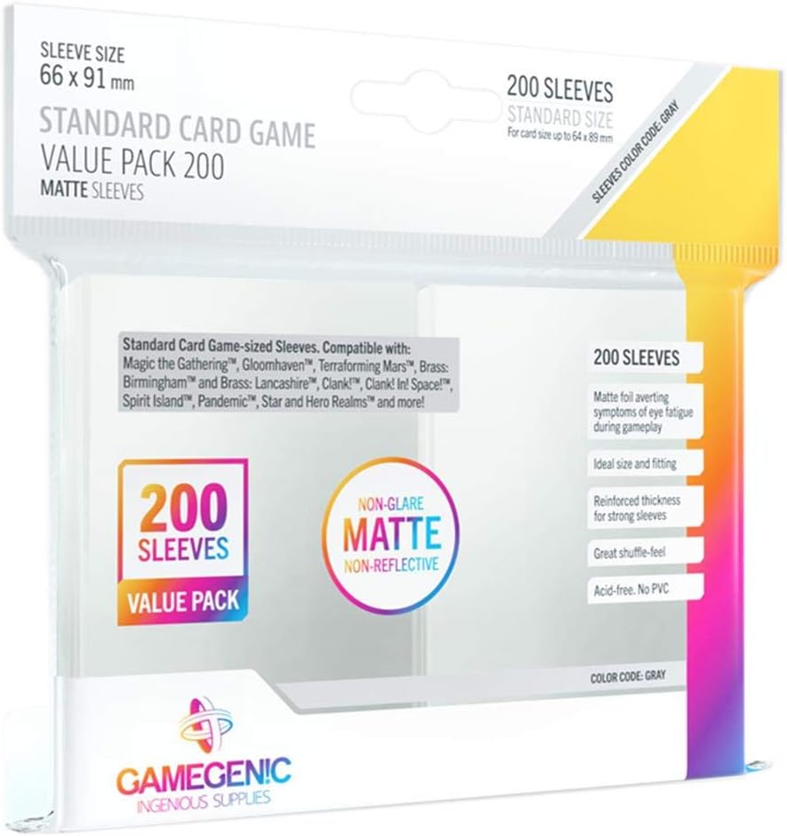 Value Pack Standard Matte Sleeves