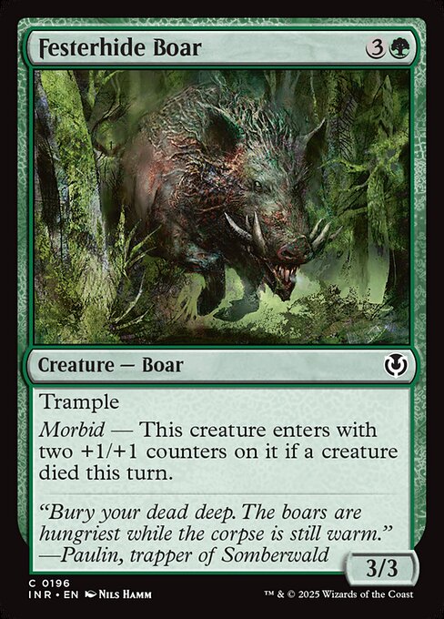 Festerhide Boar - Innistrad Remastered - 196