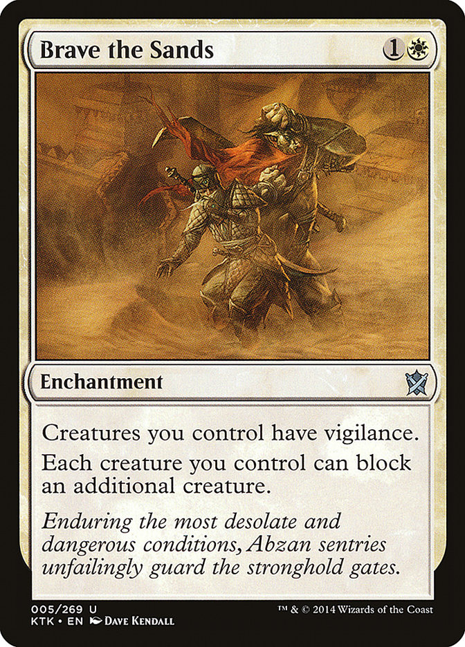 Brave The Sands - Khans of Tarkir - 005