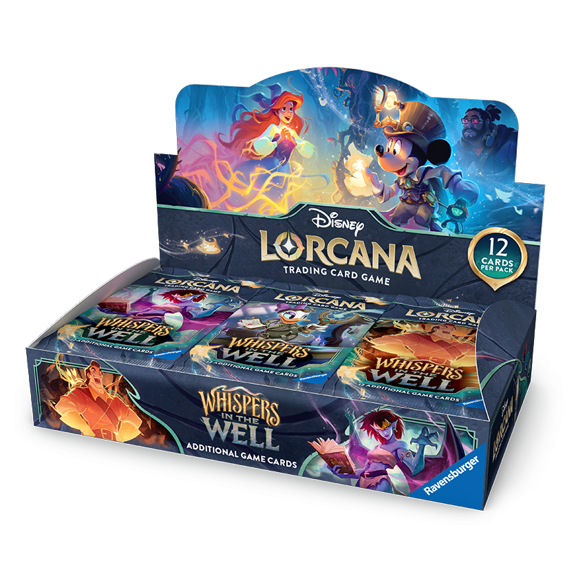 Disney Lorcana - Whispers in the Well - Booster Case (4 Boxes) ** Pre Order **