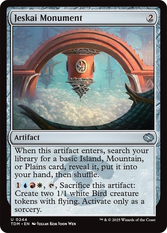Jeskai Monument - Tarkir: Dragonstorm - 244