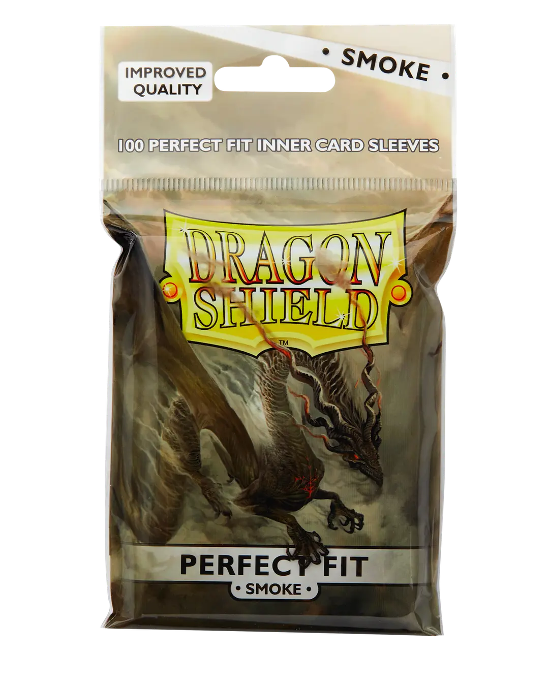 Dragon Shield Sleeves Perfect Fit - Smoke - 100ct