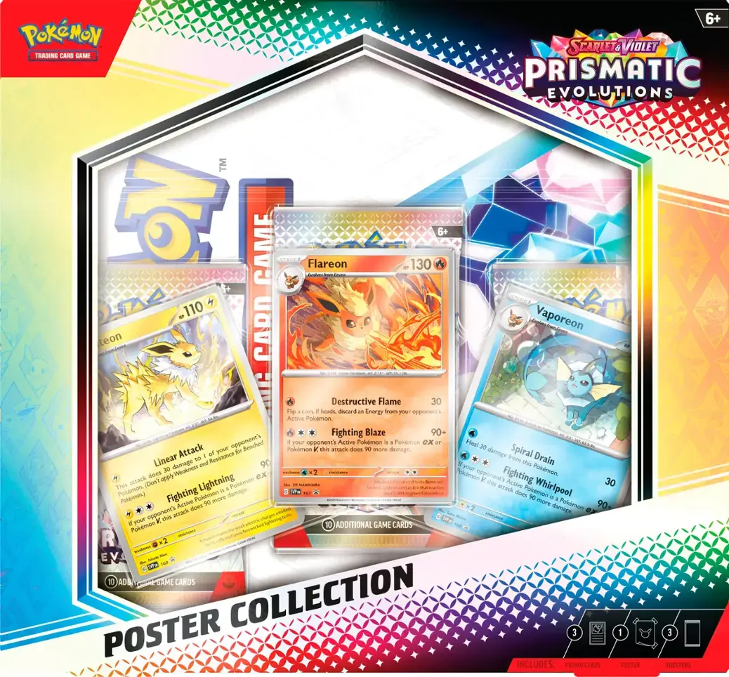Pokemon SV8.5 Prismatic Evolutions Poster Collection