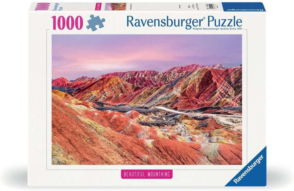 Rainbow Mountains, China 1000pcs
