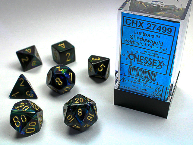 Chessex: Polyhedral 7-Dice Set - Lustrous