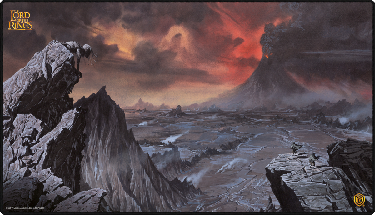 UG PLAYMAT LOTR PLACES OF MIDDLE EARTH - MOUNT DOOM **PREORDER**