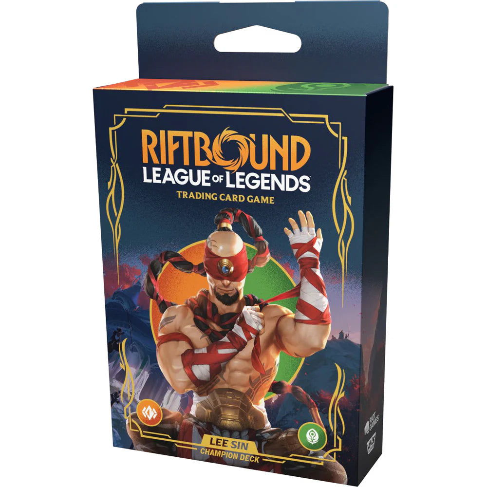 League of Legends Riftbound TCG - Origins - Champion Deck: Lee Sin **Pre Order**