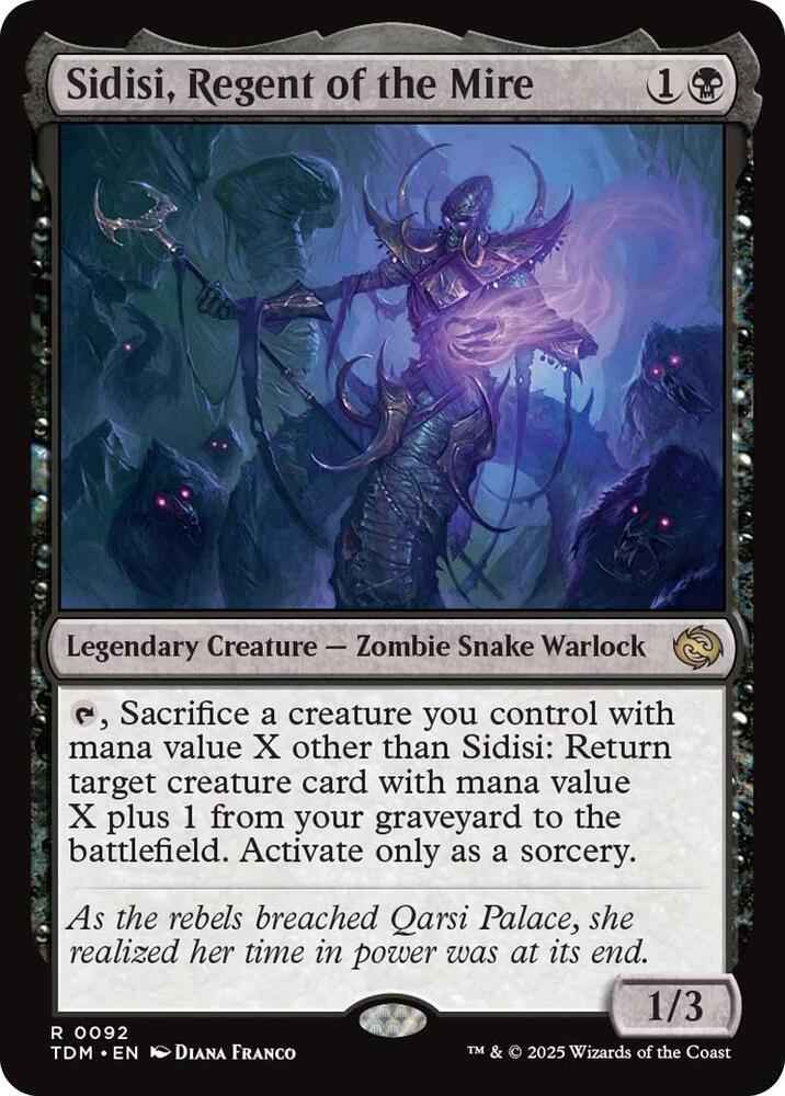 Sidisi, Regent of the Mire - Tarkir: Dragonstorm - 92