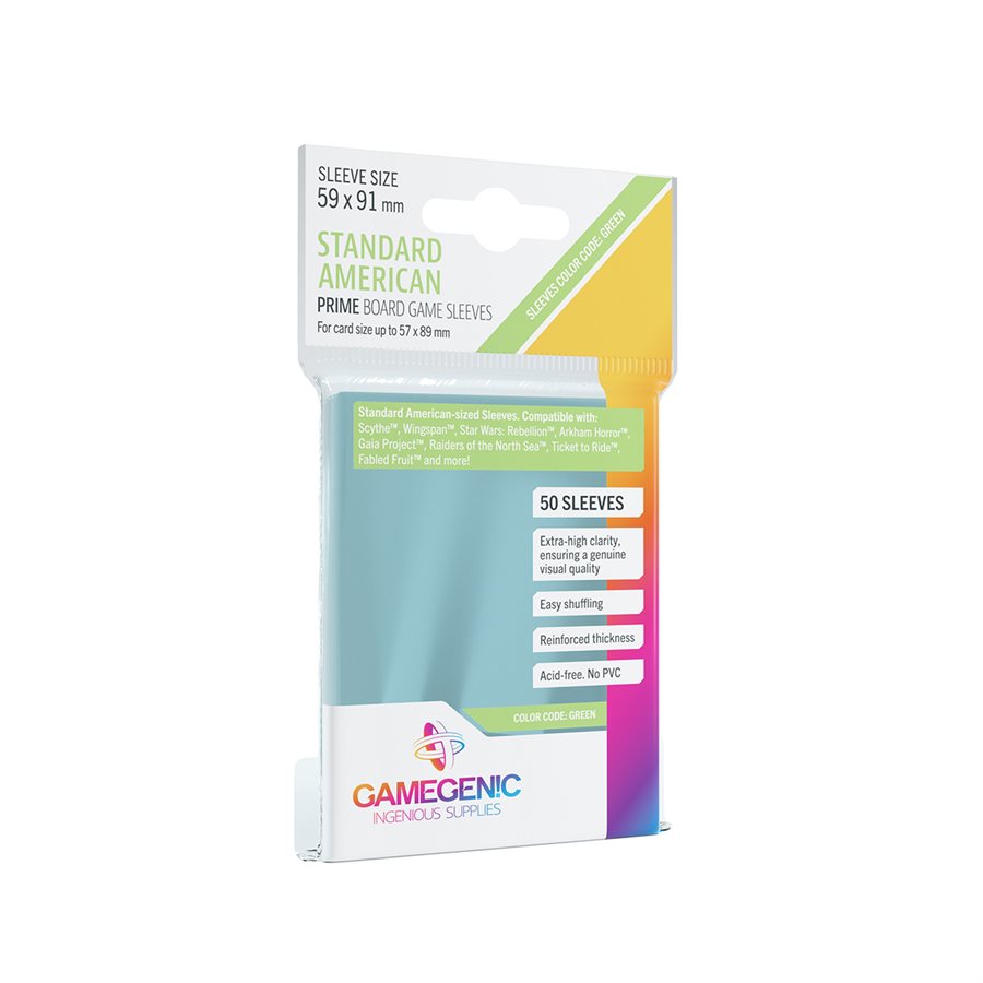 Prime Standard American-Sized Sleeves 59 x 91mm