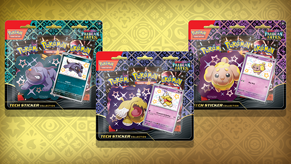 Pokemon Scarlet & Violet - Paldean Fates Tech Sticker Collection