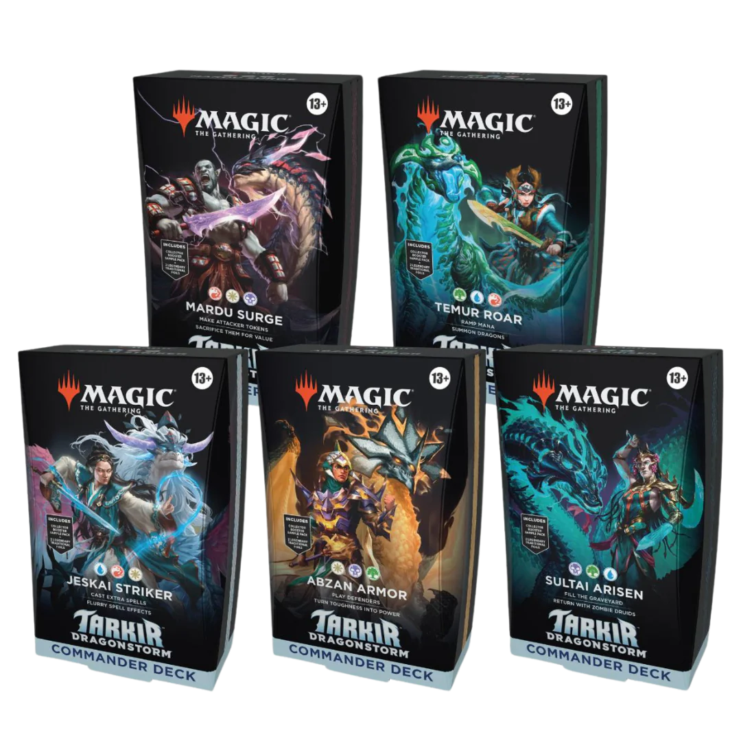 MTG Tarkir: Dragonstorm - Commander Deck: Box of 5