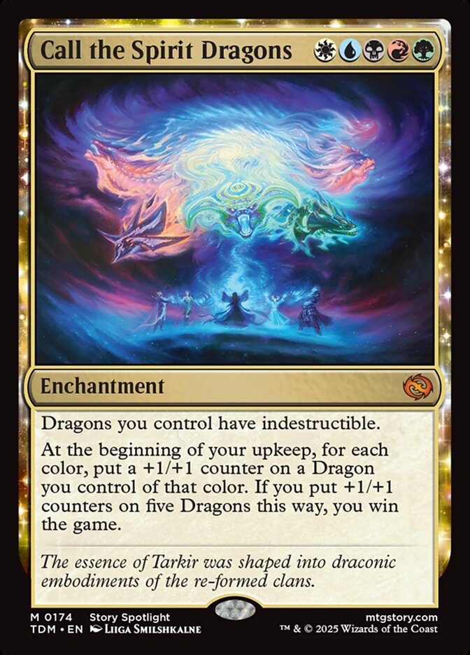Call the Spirit Dragon - Tarkir Dragonstorm - 174