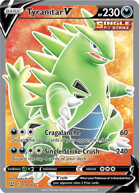 Tyranitar V (Full Art) - SWSH05: Battle Styles