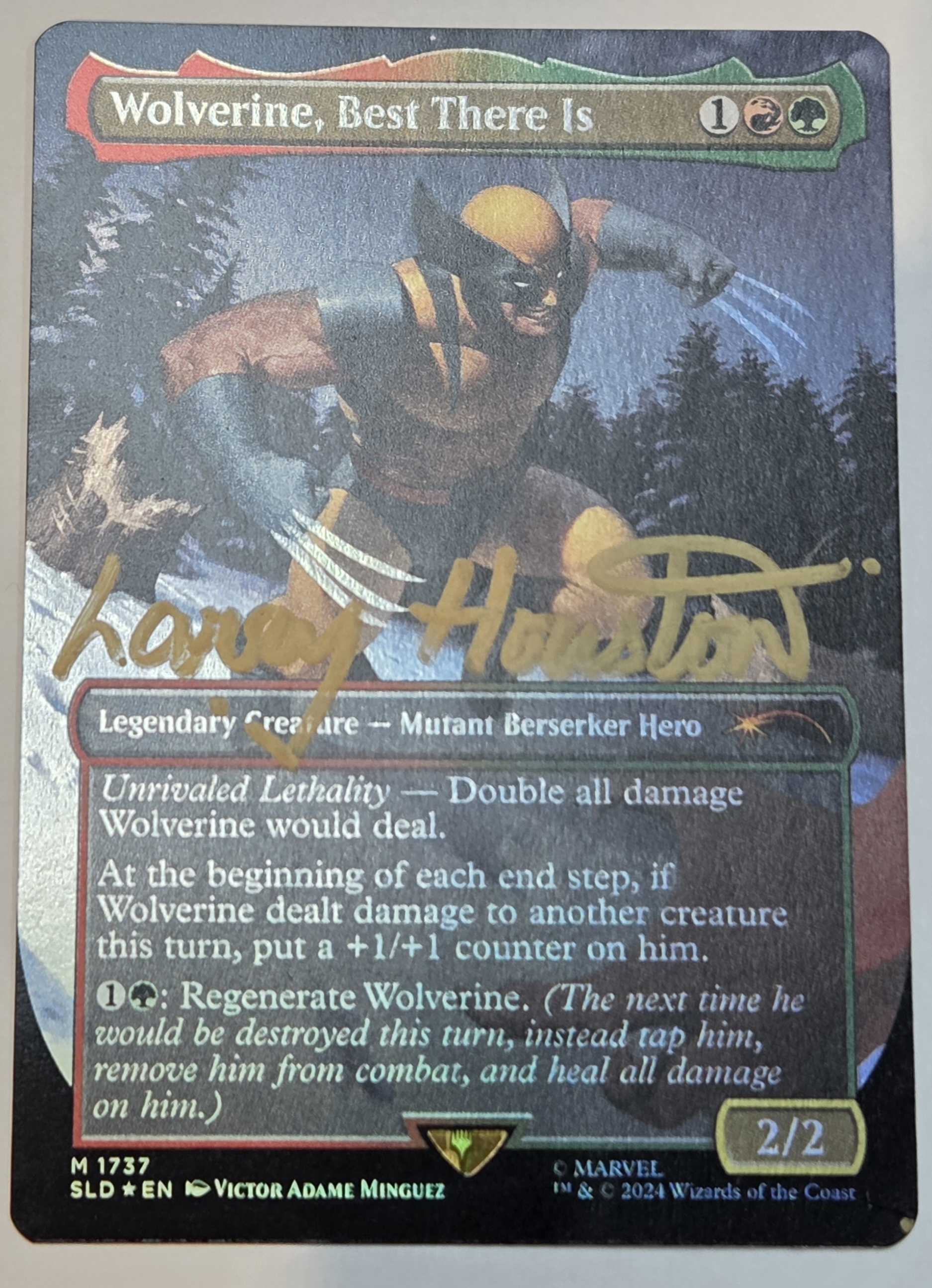 MTG Wolverine, Best There Is (AUTOGRAPHED)