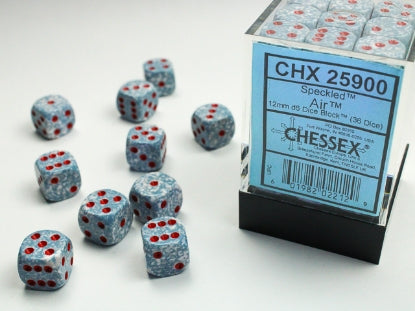 Chessex: 12mm 36D6 Dice Block - Speckled
