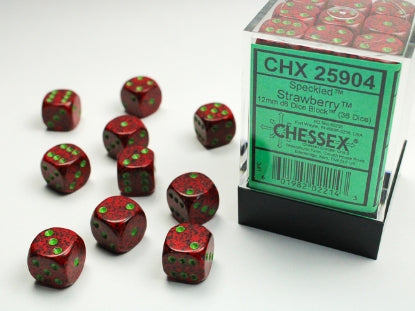 Chessex: 12mm 36D6 Dice Block - Speckled